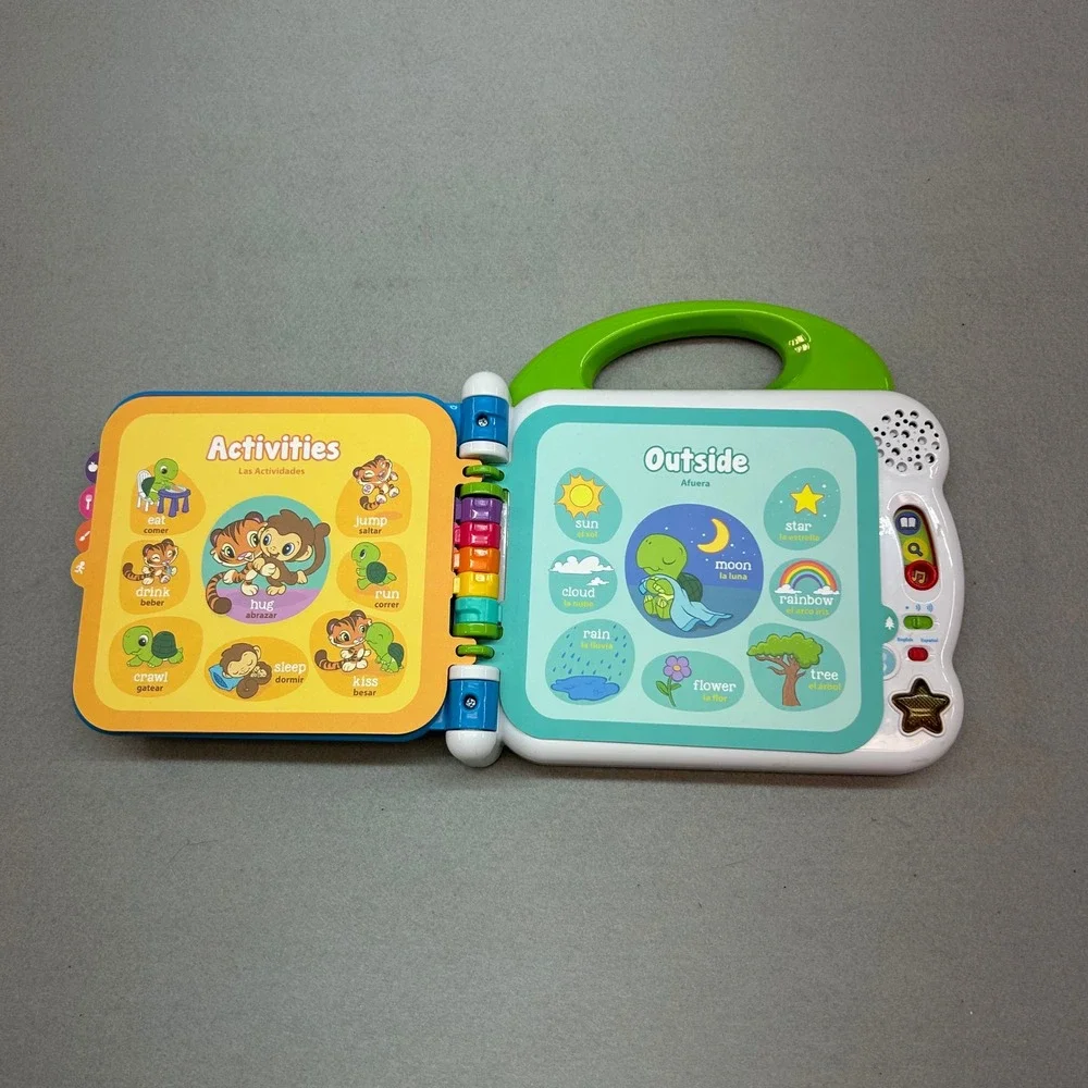 LeapFrog Learning Friends 100 Words Book English Spanish Bilingual Toy 6015